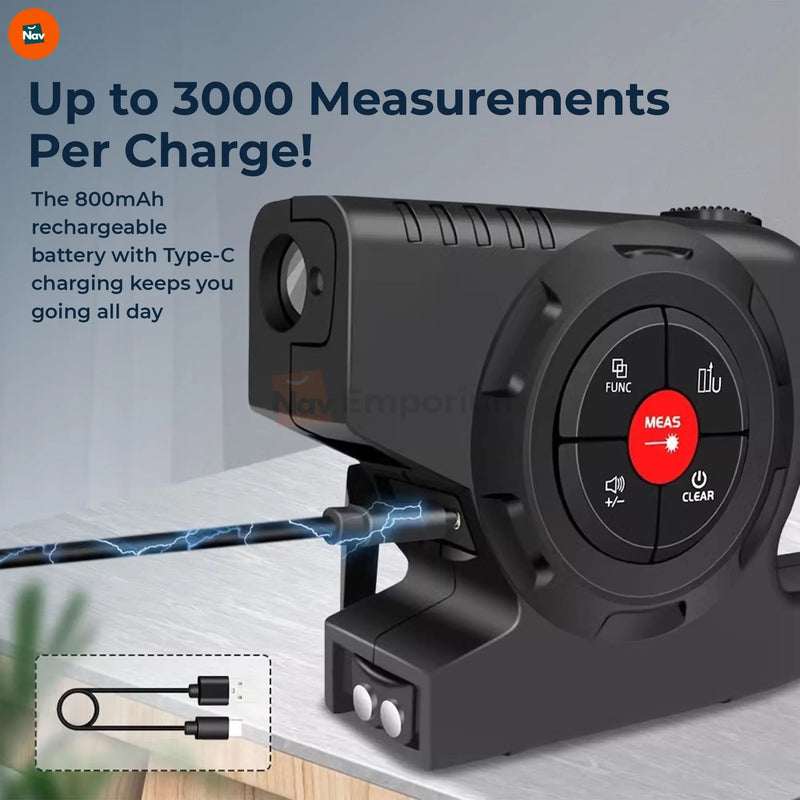 Waterproof laser distance meter