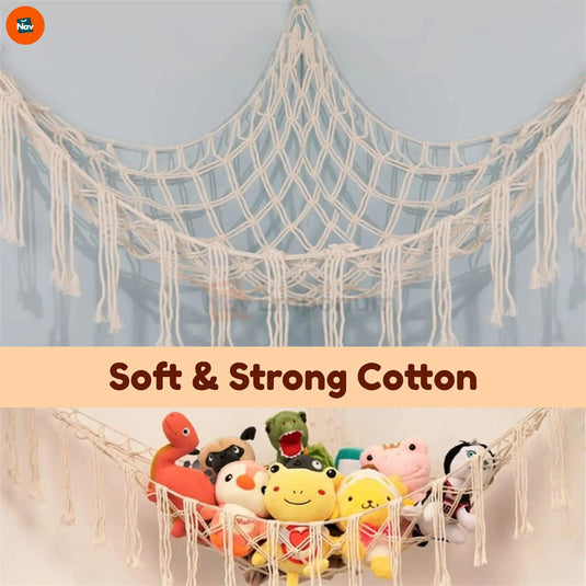 Nordic toy net hand-woven cotton