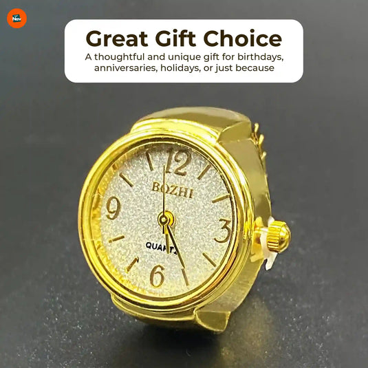 Finger Watch Paired with Jewelry