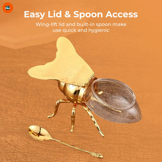 Durable glass condiment jar