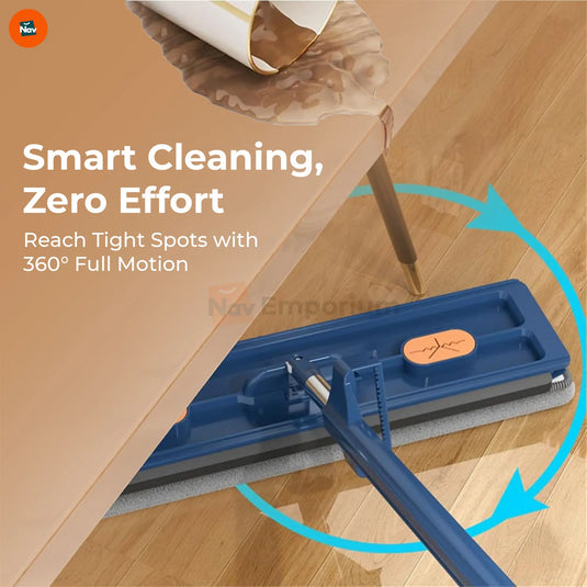 Mop cleaning tile floors