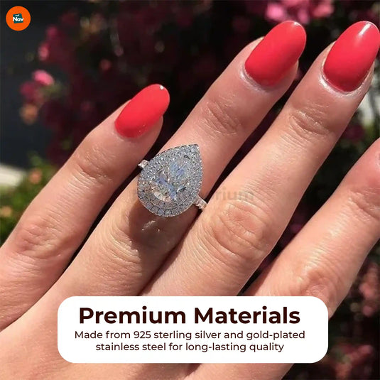 Dainty opal promise ring