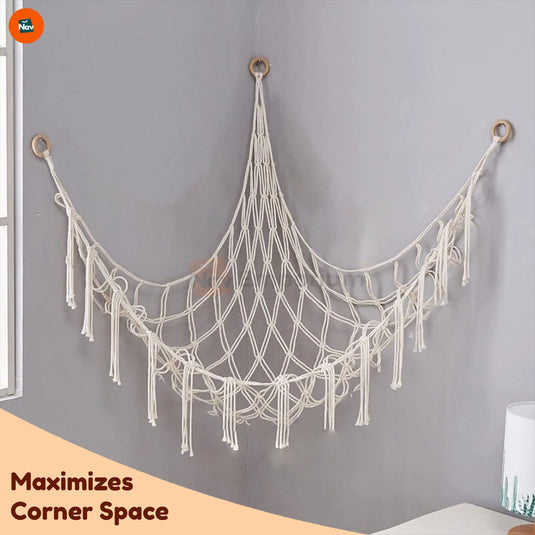 Kids room corner toy organizer