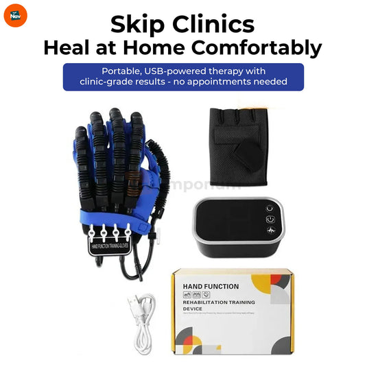 Robotic hand therapy device easy touchscreen controls