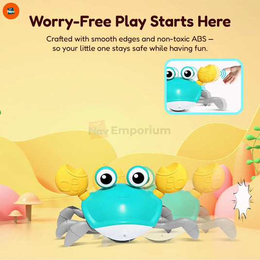Educational crawling crab toy