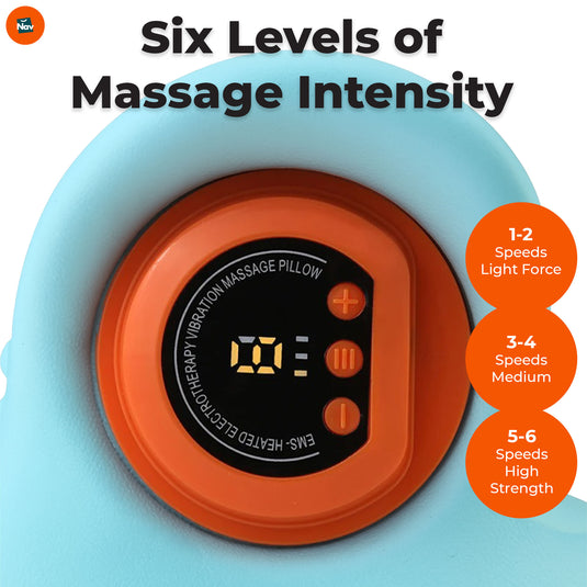 Massage pillow with digital display