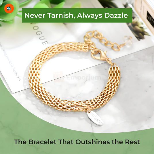 Hypoallergenic diamond bracelet