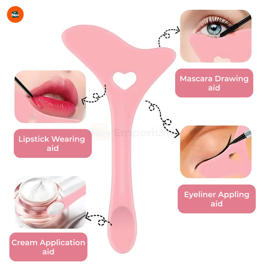 Beginner eyeliner stencil tool