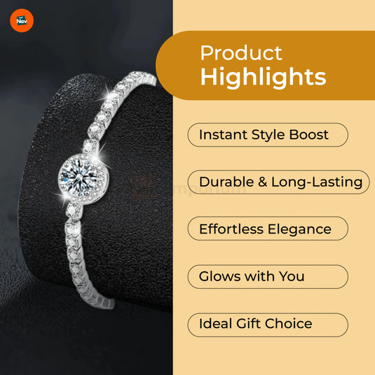 Luxury Moissanite Bracelet USA