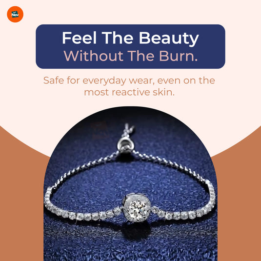 Elegant moissanite jewelry piece