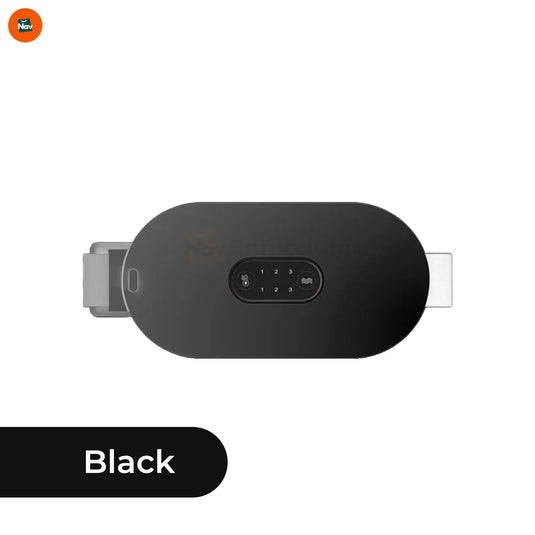 Infographic with callouts shows heating pad for cramps
