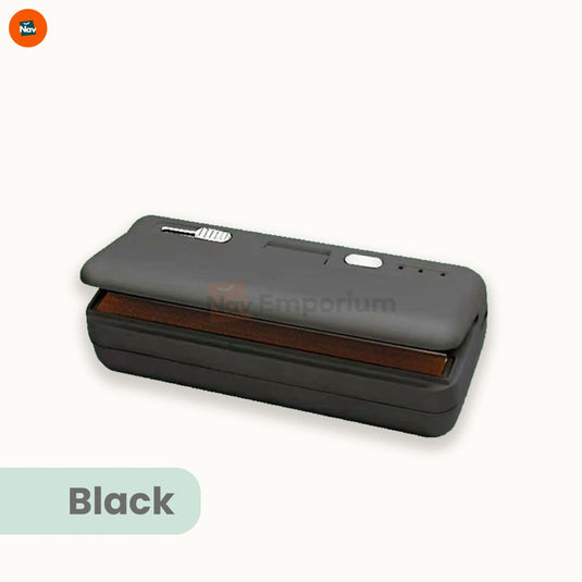 Black travel-friendly bag sealer