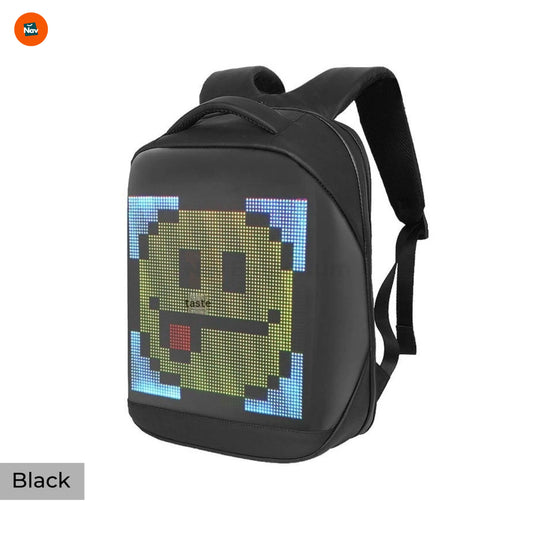 Stylish commuter backpack with LED