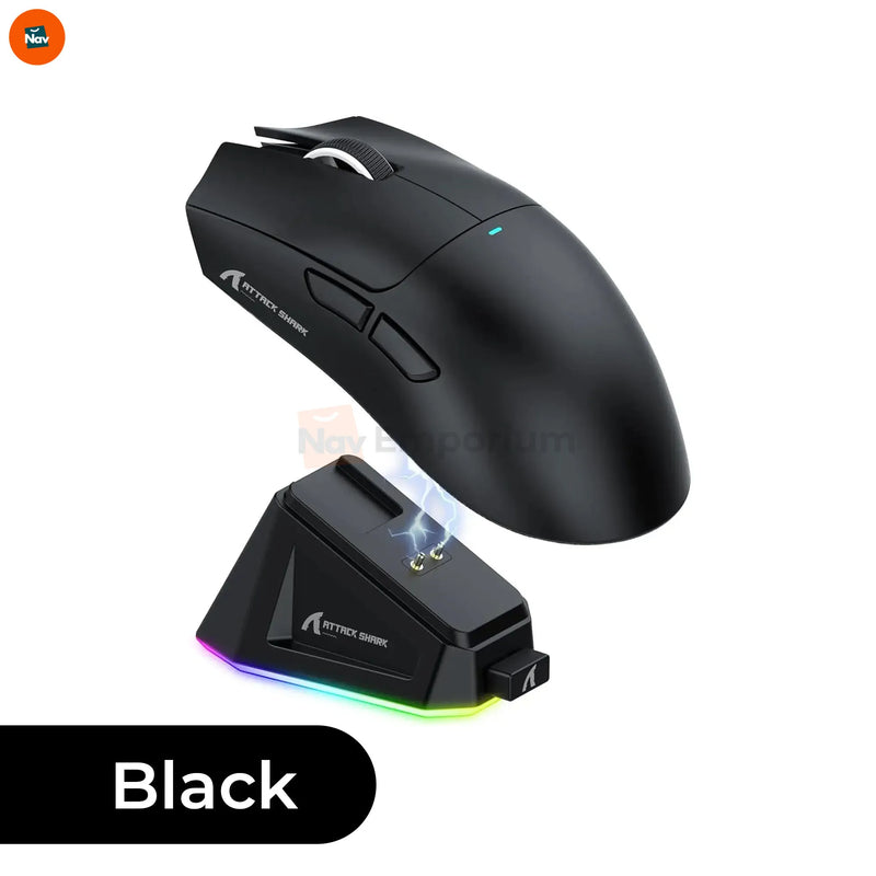 showing ultra lightweight gaming mouse design
