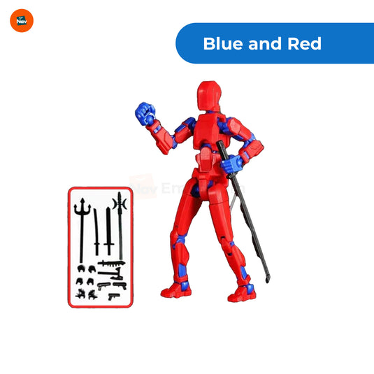 FlexiBot 13 Action Figure Close-up 7