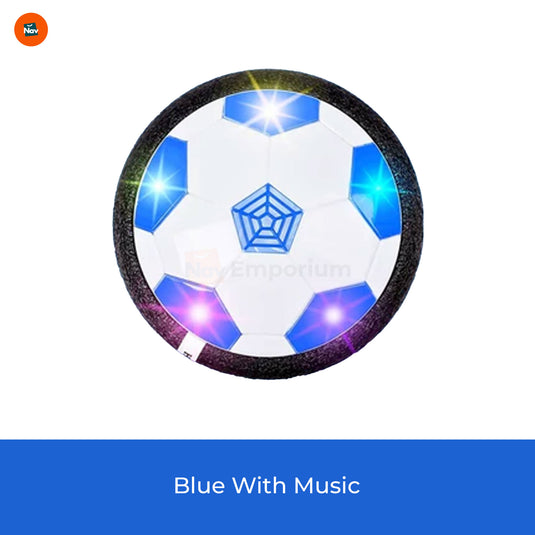 Kids indoor soccer play with hover ball