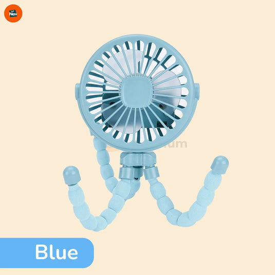 Foldable tripod fan for desk