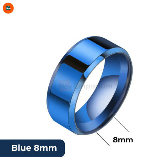 High-polish tungsten carbide ring