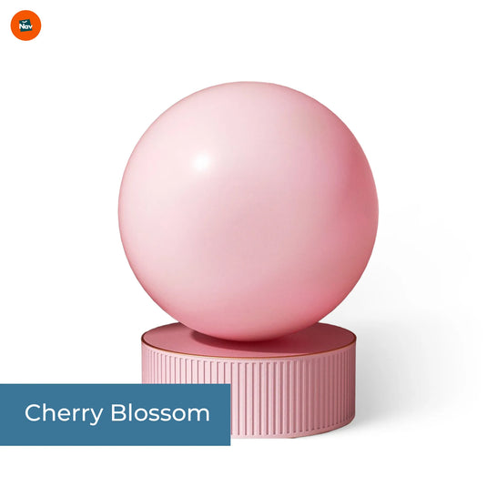 Variant image displays small exercise ball color Cherry Blossom