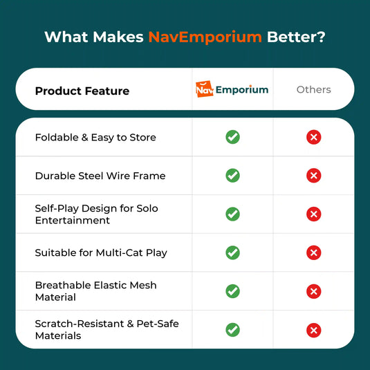 Cat tunnel features comparison chart