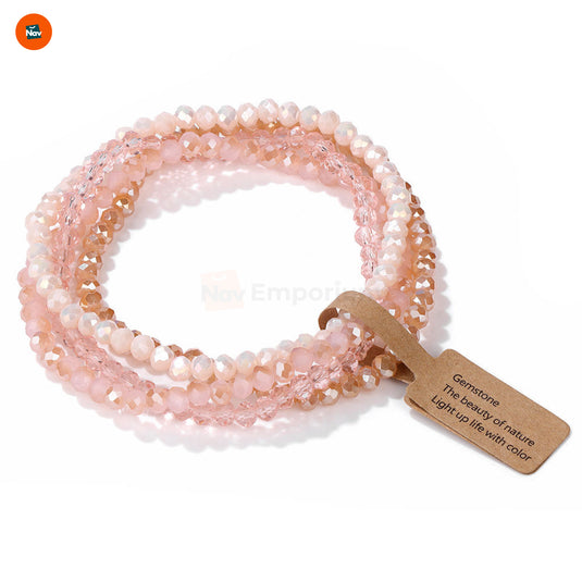 Fashionable Multilayer Bead Bracelet