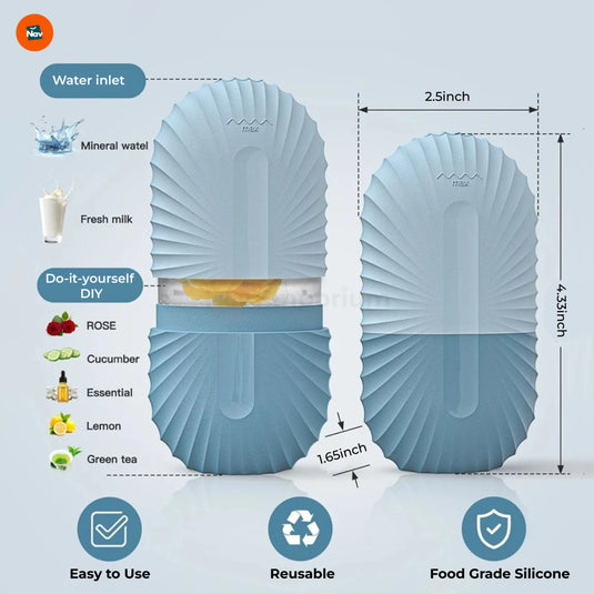 Skin soothing ice massager