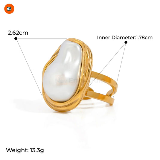Giftable pearl ring set