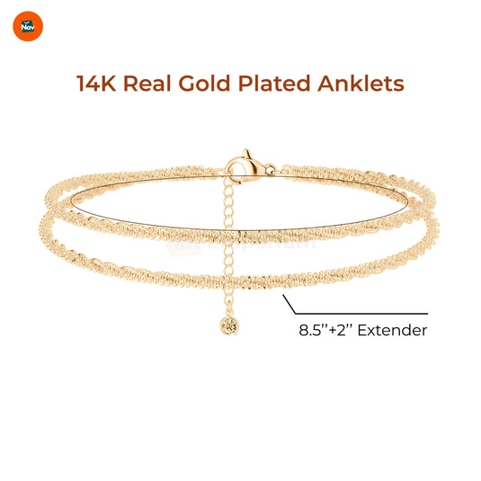 Minimalist Gold Ankle Chain