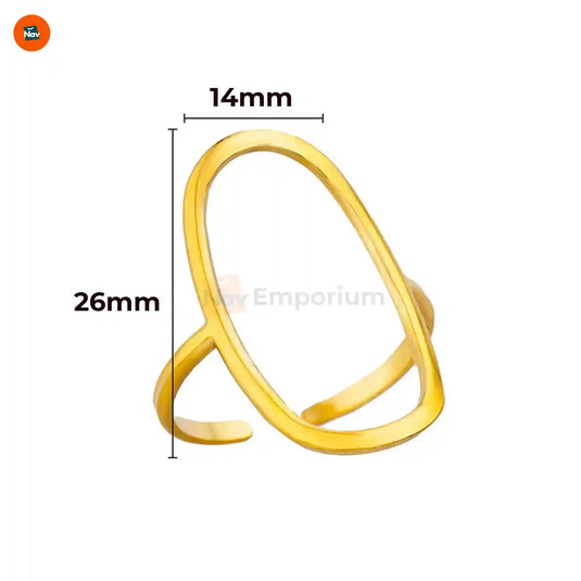 Adjustable Stackable Rings – Gold Plated Set for Women