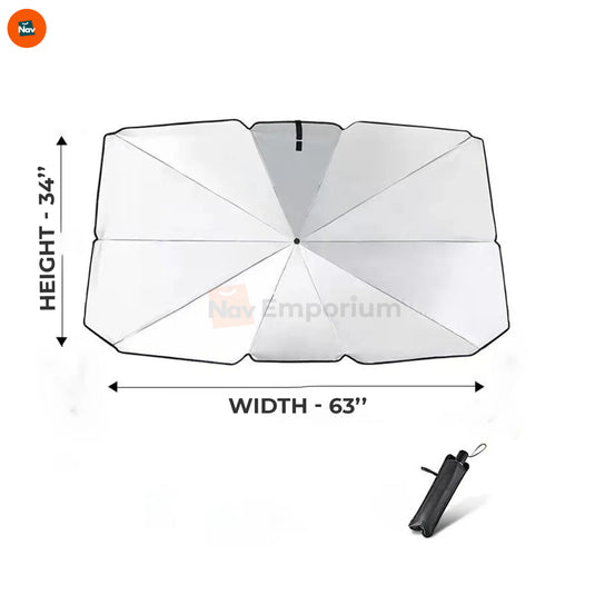 Dashboard protection sunshade view