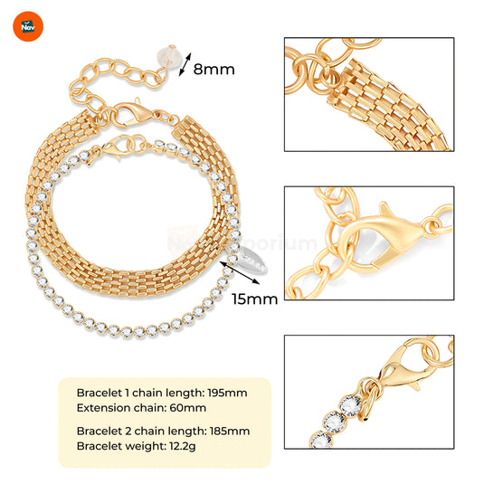 Timeless diamond bracelet