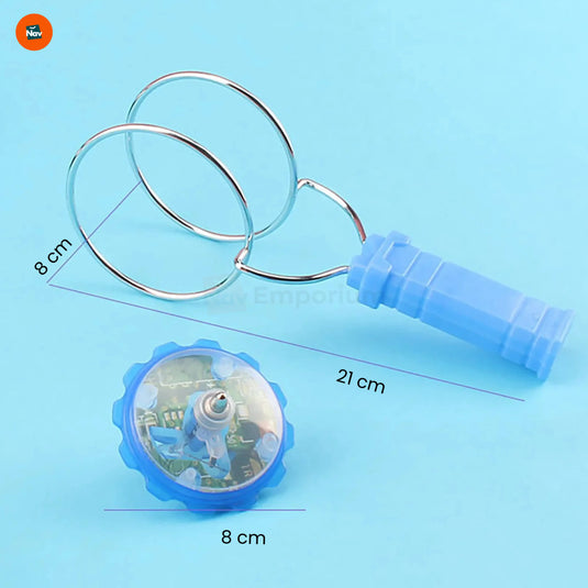 Durable plastic LED spinner