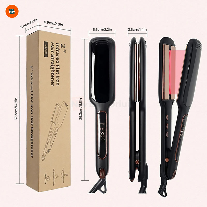 Hair straightener for all hair types