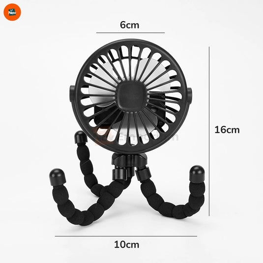 Tripod fan for outdoor cooling