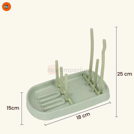 Easy-clean bottle drying stand