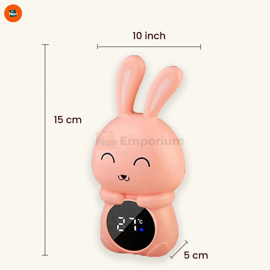 Whale light green bath thermometer baby