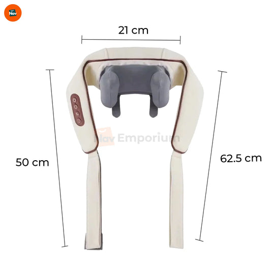 Compact cordless neck massager