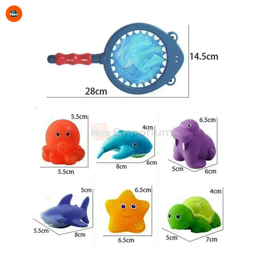 Wind-Up Bath Toy Promoting Motor Skills