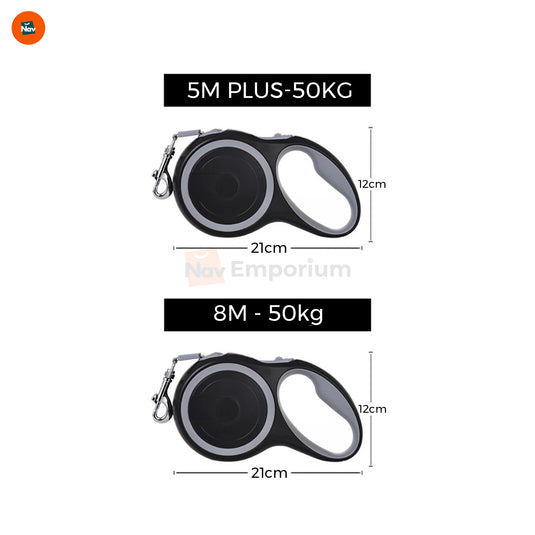 Adjustable length dog leash