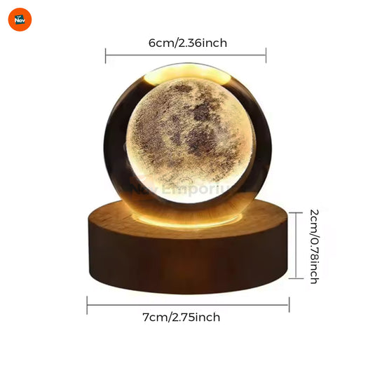 Compact crystal desk lamp 4