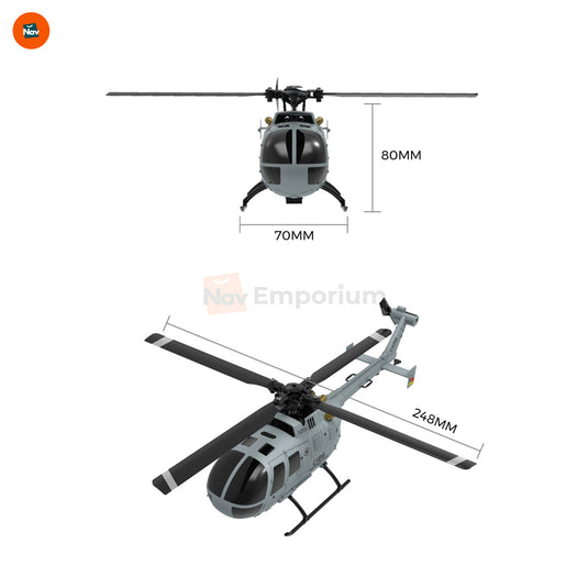 Teenager Piloting SkyPilot Helicopter
