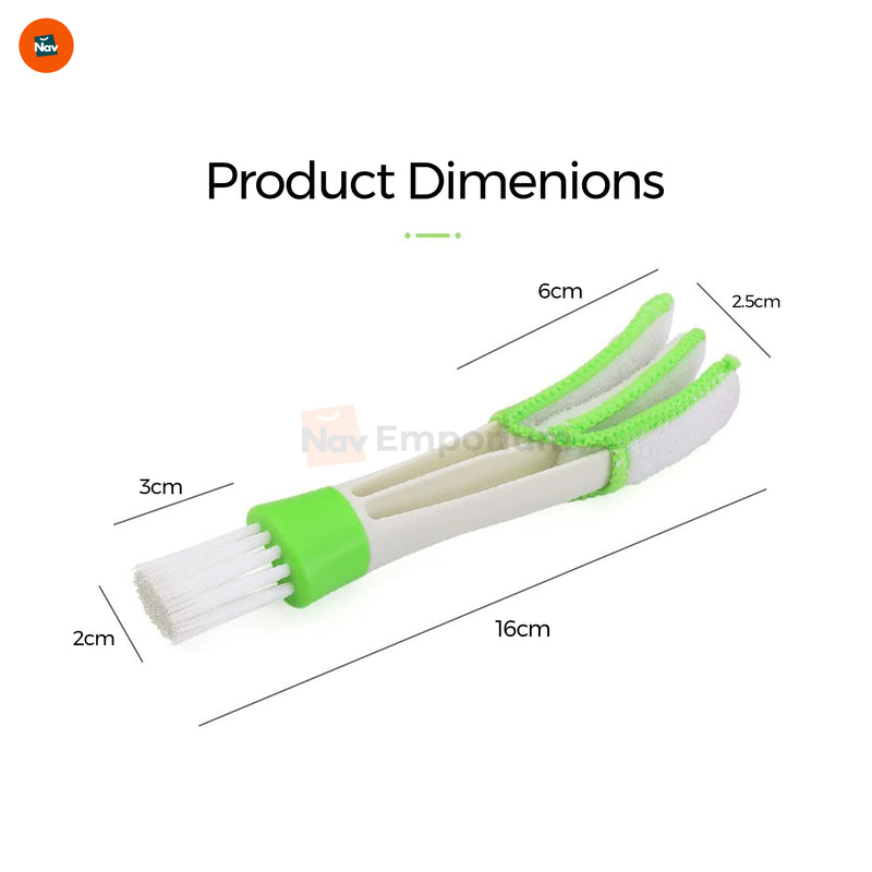 Ergonomic car cleaning brush