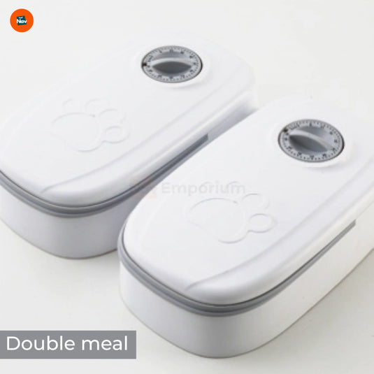 Automatic 2-meal pet feeder -1