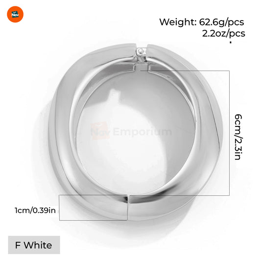 Luxury gold bangle bracelet