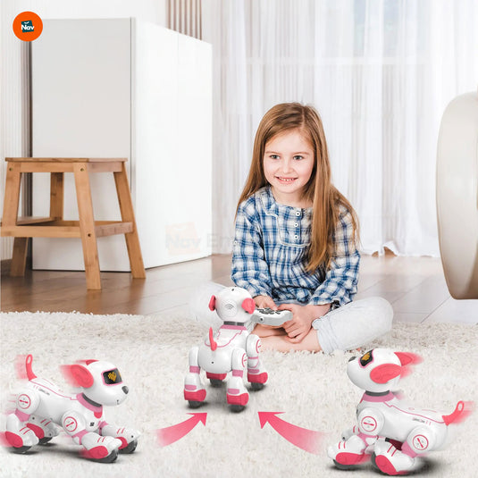 Touch-activated PlayBot Puppy in action