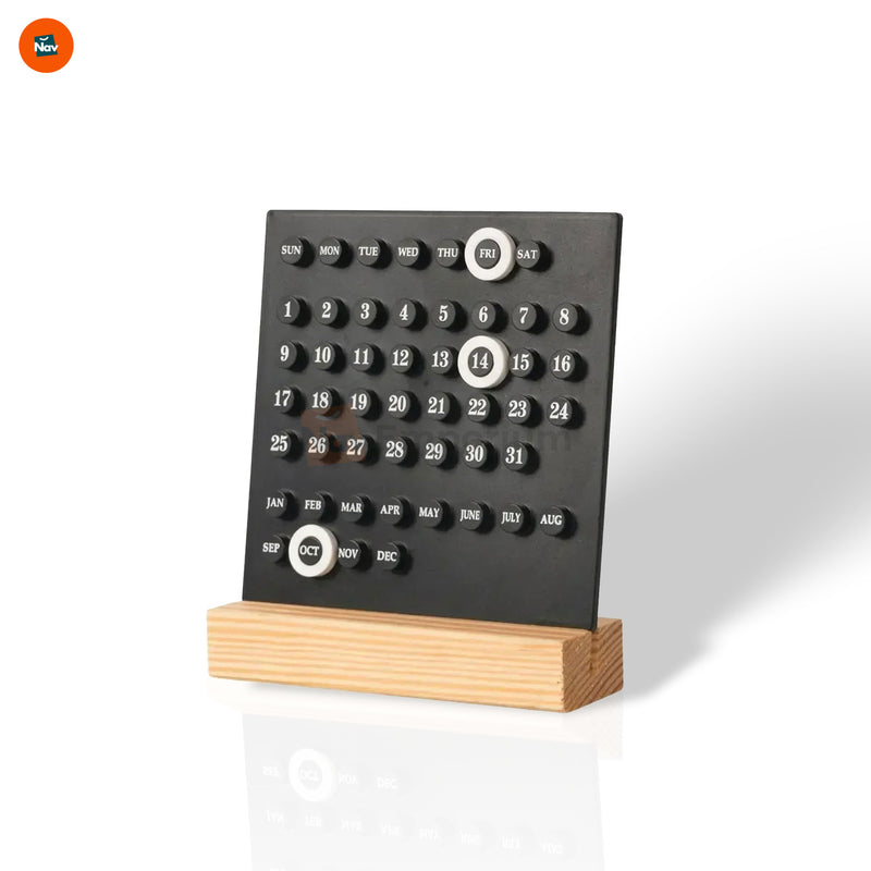 Minimalist desk calendar