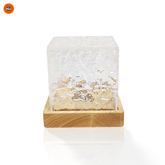 LED night light with ocean wave effect