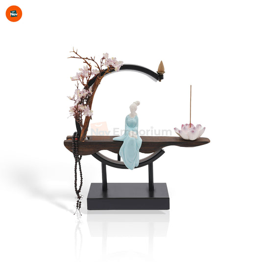 Backflow incense burner