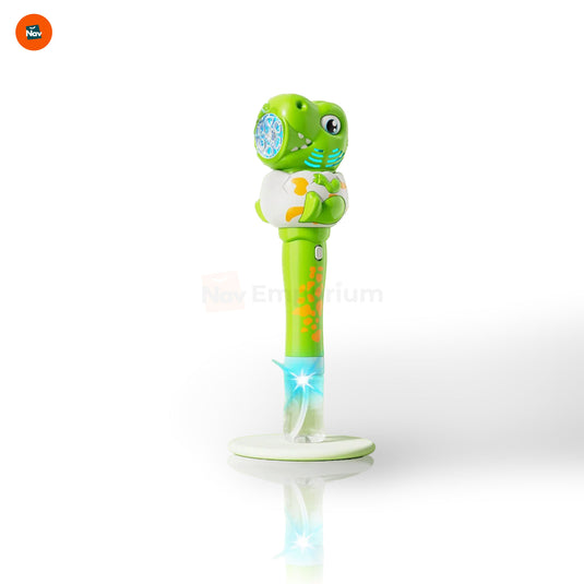 Dino Blast LED Bubble Gun front view.