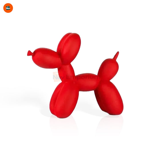 Modern balloon dog sculpture